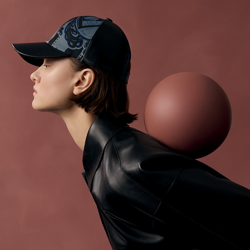 Serena Candy Libris cap - Black | Hermès Netherlands